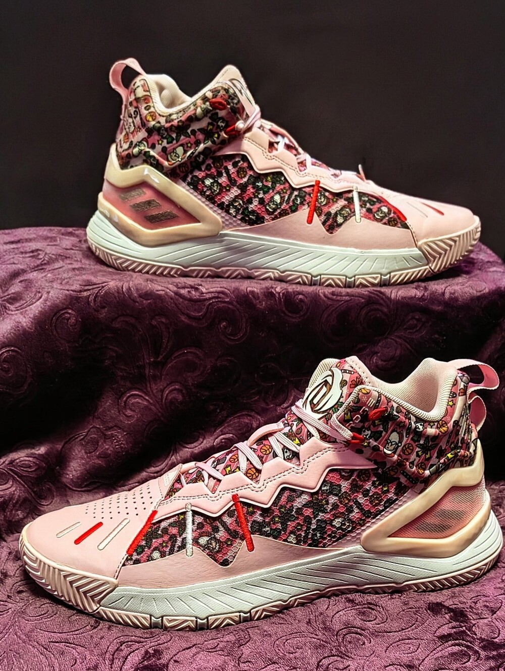 *Brand New* 2022 Adidas- (D Rose Son of Chi)** 'Christmas - Clear Pink'! ! !
